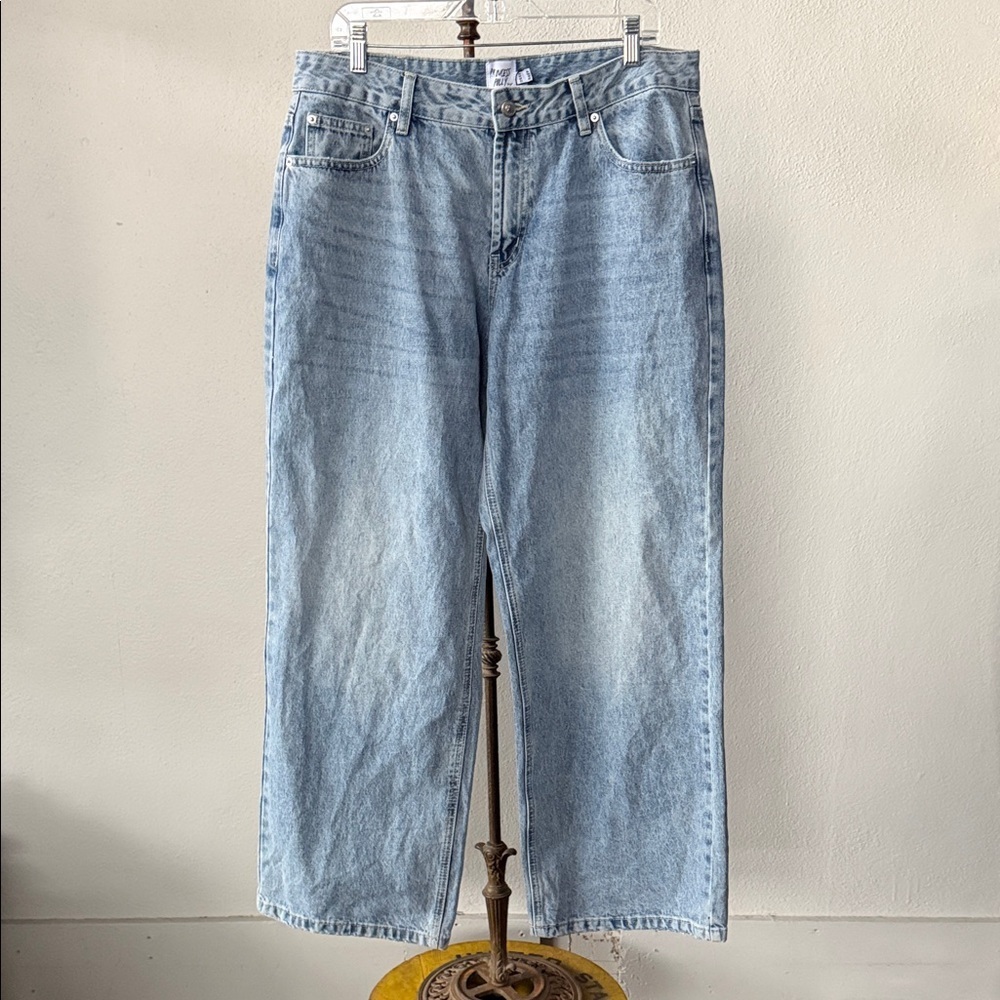 Princess Polly XX Wide Straight Leg Jeans Womens 10